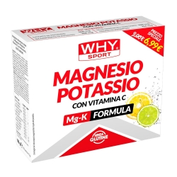 Why Sport Magnesium Potassium with Vitamin C 10 Sachets - Supplement for tiredness and fatigue