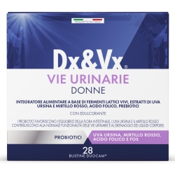 Dx & Vx Urinary Tract Women 28 Sachets - Urinary Tract Supplement