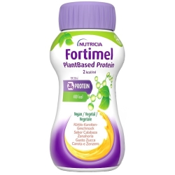 Nutricia Fortimel Plant-Based Protein Pumpkin Flavor - Food for Special Medical Purposes 4 x 200 ml