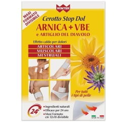 Winter Arnica +Vbe - Heat-Effect Patch for Muscle, Joint, and Spasms Pain