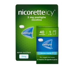 Nicoretteicy 2mg - 40 Nicotine Lozenges to Quit Smoking