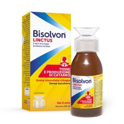Bisolvon Linctus 8mg/5ml - Mucolytic Syrup for Chesty Coughs and Phlegm 200ml