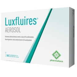 Luxfluires Aerosol N-acetylcysteine ​​6% - Mucus Thinner for the Airways 10 Vials of 5 ml