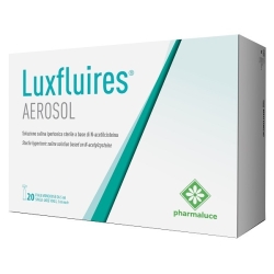 Luxfluires Aerosol 300 mg/5 ml - Hypertonic Mucolytic Solution 20 Vials of 5 ml