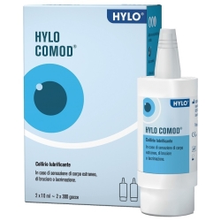 Hylo Comod 1 mg/ml - Lubricating Eye Drops for Dry Eyes 2x10 ml