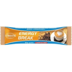 Ultimate Italia Energy Break Cappuccino Flavor - 30g Energy Bar