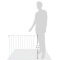 Safety Gate - for Doors and Stairs Adjustable from 60 to 107 cm