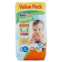 Sensitive Maxiplus - 46 Diapers Size 4+ 10-15 kg