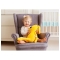 Soft Orange Dog Plush Toy for Babies and Children - 58 cm