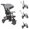 Explore - Adjustable Tricycle for Children 12-60 Months Max 25 kg Grey