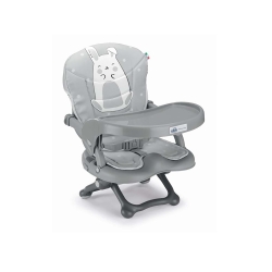 Smarty Pop - Booster Seat for Children 6-36 Months, Grey Rabbit Color