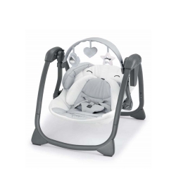 Midi - Swing Bouncer with Reclining Backrest and Melodies Color 265 Grey Rabbit