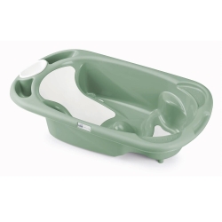 Baby Bath - Green Tub with Double Seat for Newborns