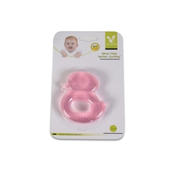 Refreshing Teething Ring for First Teething +3 Months Pink Duck +3 Months