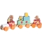 Chicco Teddy Bear Train - Wooden Toy with 4 Characters and 5 Blocks