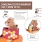 Chicco Teddy Bear Train - Wooden Toy with 4 Characters and 5 Blocks
