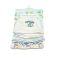 Baby Hat Set - 3 Pure Cotton Caps for Babies 0-3 Months, Blue