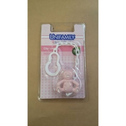 Unifamily CLIP Teddy Bear - Pacifier Chain for Girls