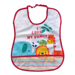 Unifamily Elasticated Bib for Baby - Assorted Patterns