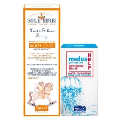 Sole Bimbi - Sun Milk 50+ Spray 100 ml + Help Meduse After-Sting Roll-on 25 ml