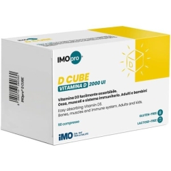 IMOpro D CUBE VITAMIN D 90 Tablets - Vitamin D3 supplement for bones, muscles and immune defenses