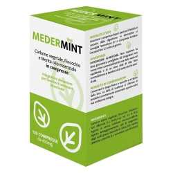 Medermint 120 Tablets - Supplement for digestion and intestinal gas