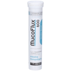 Sanavita Mucoflux 600 - Immune System Supplement 20 Effervescent Tablets