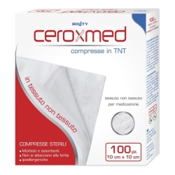 Dressing Pads Sterile Of Hydrophilic Gauze Non Woven 10 X 10 Cm 100 Pcs