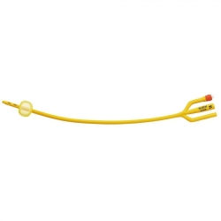 Rusch Gold P Foley Ad 3v Ch18 - Indwelling Bladder Catheter with Balloon, single sterile pack