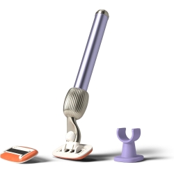 Fler The Rasor Starter Set - 5-Blade Reusable Razor - Lilla Lilac