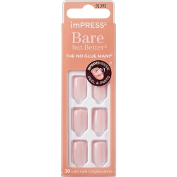 Impress color bare but better - 30 press-on nails - Pink