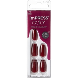 Impress Color Coffin Shape - One-Step Nails - Winery in NYC