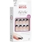 Salon Acrylic French Press-On Nails Kit - 28 Fake Nails + Glue