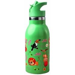 Neavita Kids Stainless Steel Thermal Bottle, Green, 350 ml Capacity