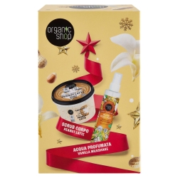 Peanut Milk Body Scrub 250 ml + Vanilla Milkshake Scented Water 100 ml