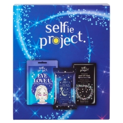 Galaxy Face Mask + Sleeping Beauty Makeup Remover Wipes + Eye Patches