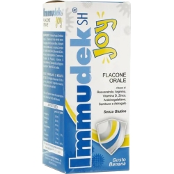 immudek joy - immune support supplement 200 ml - banana