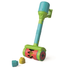 Soft Clemmy Sensory Roller Vacuum - Toy Vacuum Cleaner with 5 Soft Bricks
