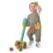Soft Clemmy Sensory Roller Vacuum - Toy Vacuum Cleaner with 5 Soft Bricks