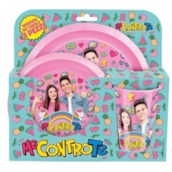 Me Against You - Pink Baby Food Set