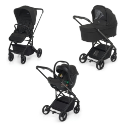 TicToc Ebony - Trio Travel System I-Size combined system carrycot + stroller + car seat