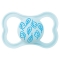 Supreme - Orthodontic Silicone Pacifier with Ultra-Thin Nipple, 16 Months+, Blue