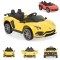 Bo Chiara - Yellow 12V Electric Car with RC Remote Control