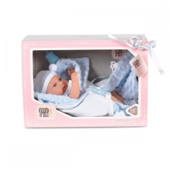 Doll - White and Blue with Accessories 36 cm