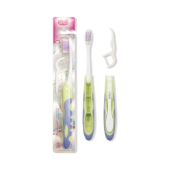 Dealo Foldable Travel Toothbrush with Medium Bristles - Assorted Colors