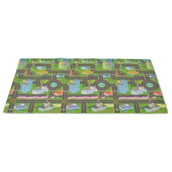 City Map Playmat - Non-Slip EVA Foam Play Mat