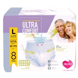 Dealo Pants Ultra Comfort - 8 Absorbent Pants Size L