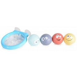 Bathroom Basketball Game Set - with Basket and Balls