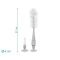 Bottle and Cup Brush with Hygienic Bristles White/Grey