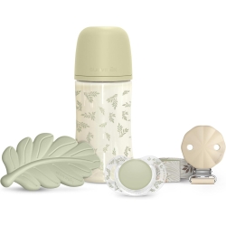 Suavinex Poetry - Green Baby Bottle Gift Set